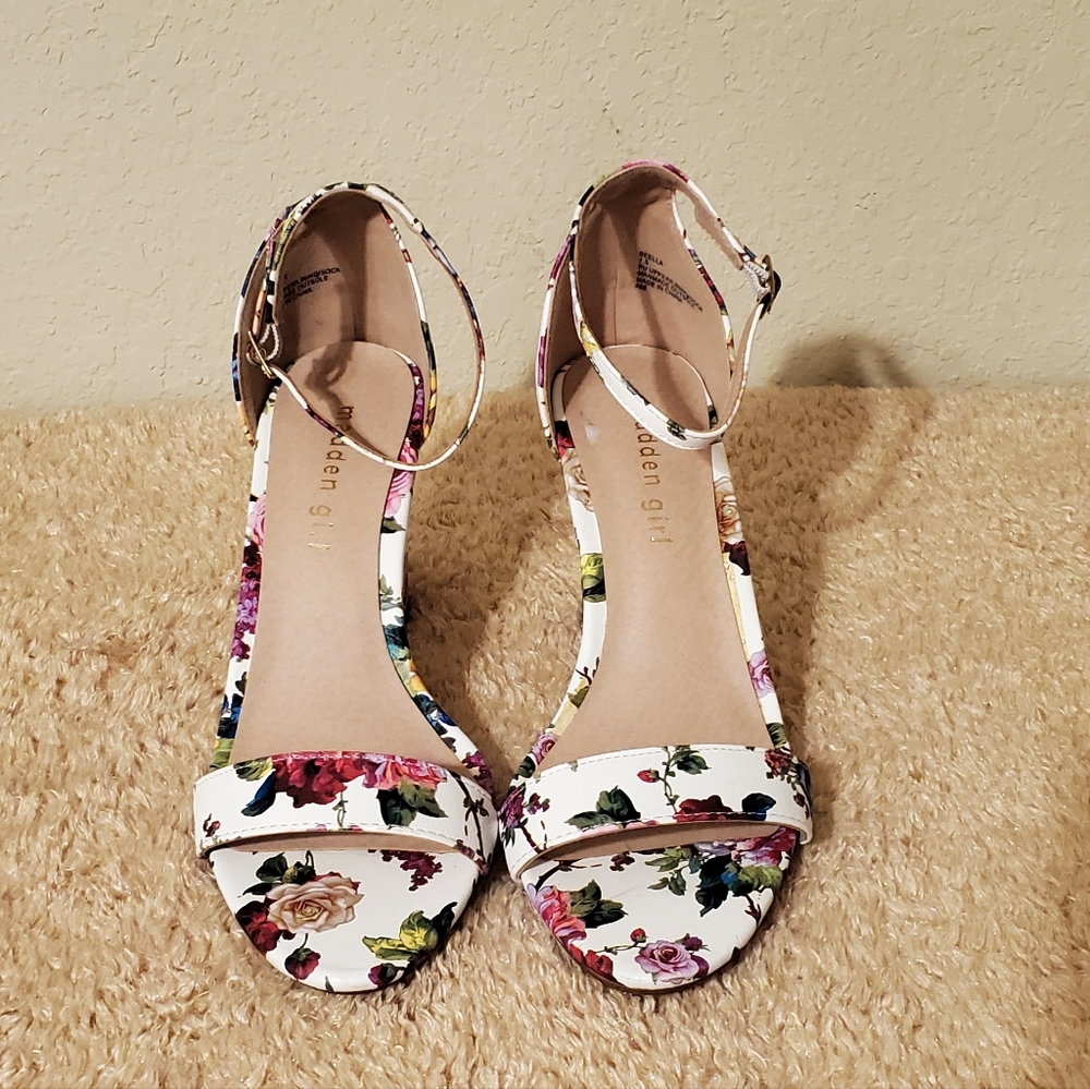 Madden Girl Rose block heel women size 7.5.